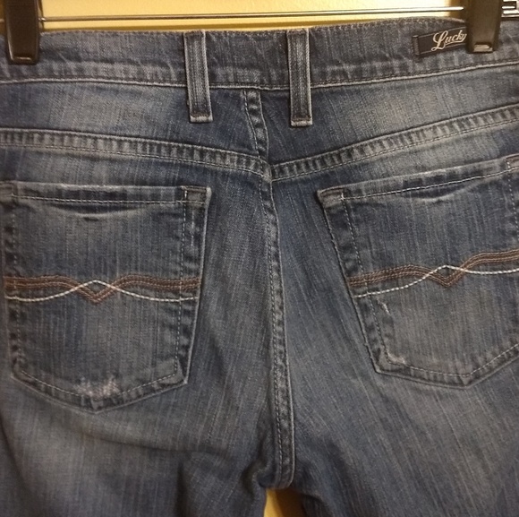 Lucky Brand logan crop jeans sz 6 28  *W - Picture 2 of 5